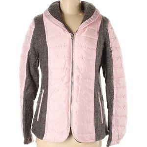 Venus Fashion Pink and Gray Wool Coat Size 8